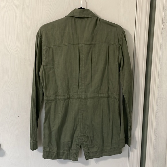Abercrombie & Fitch Olive Army Green Women’s Light Utility Jacket Size XS - Picture 10 of 11